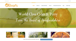 Desktop Screenshot of oliversciderandperry.co.uk